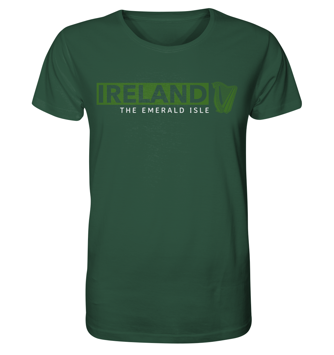 Ireland "The Emerald Isle / Harp" - Organic Shirt