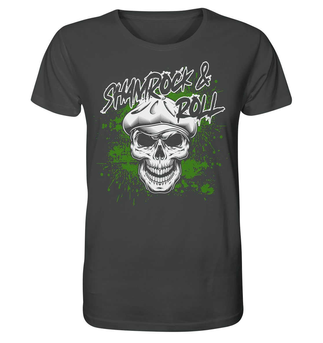 Shamrock And Roll "Skull" - Organic Shirt