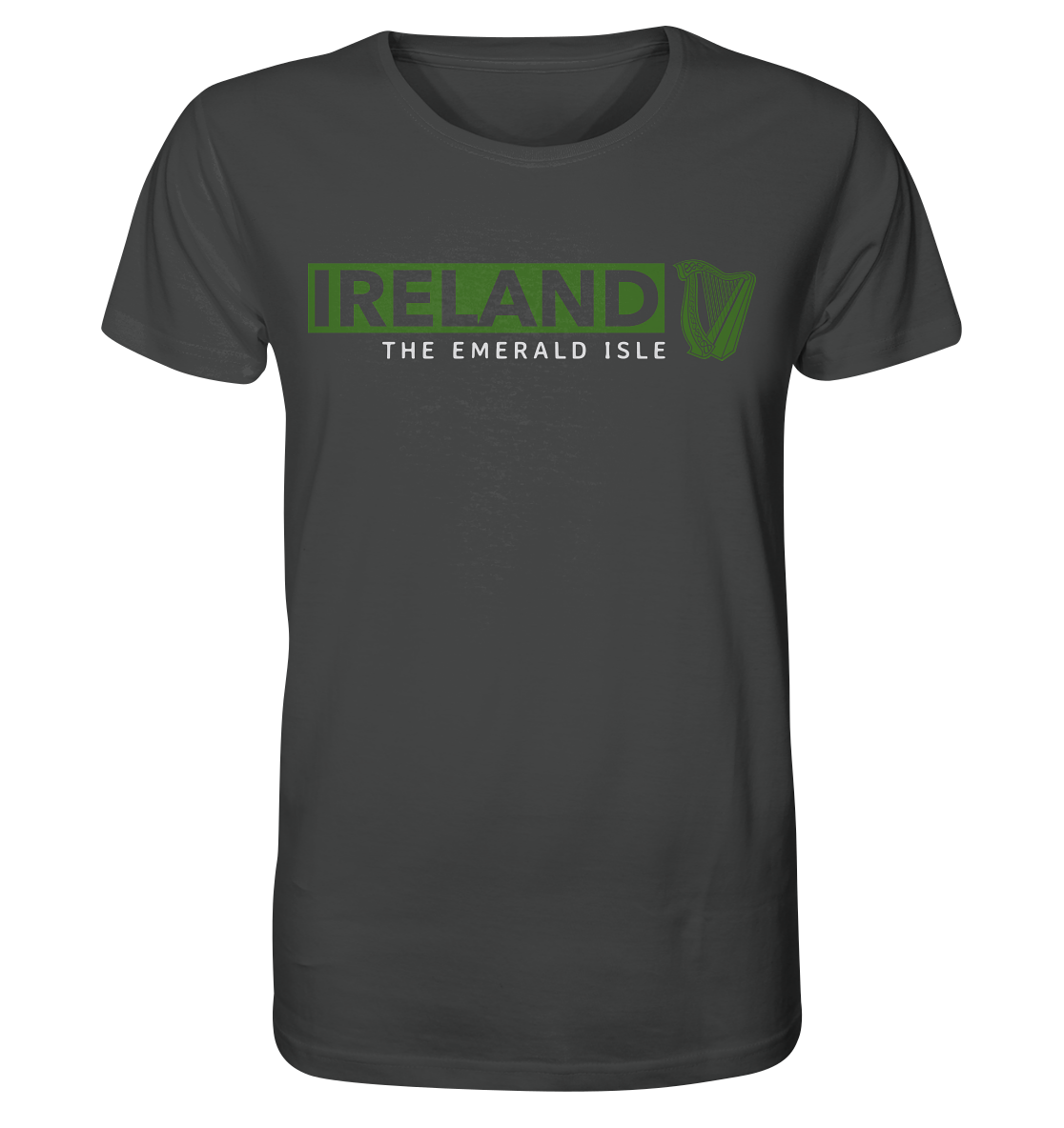 Ireland "The Emerald Isle / Harp" - Organic Shirt