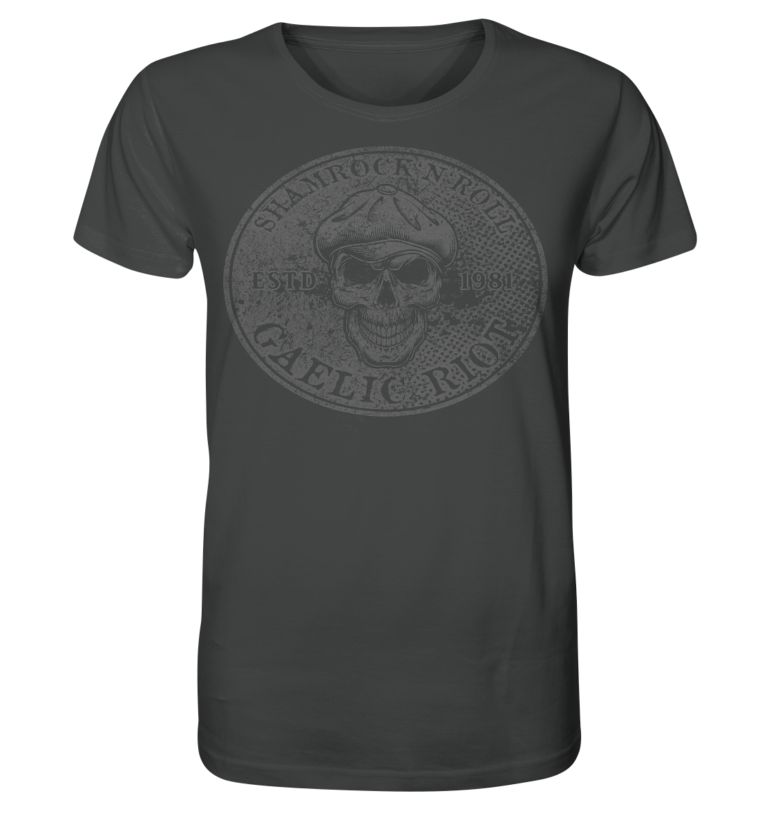 Shamrock And Roll "Skull / Gaelic Riot" - Organic Shirt