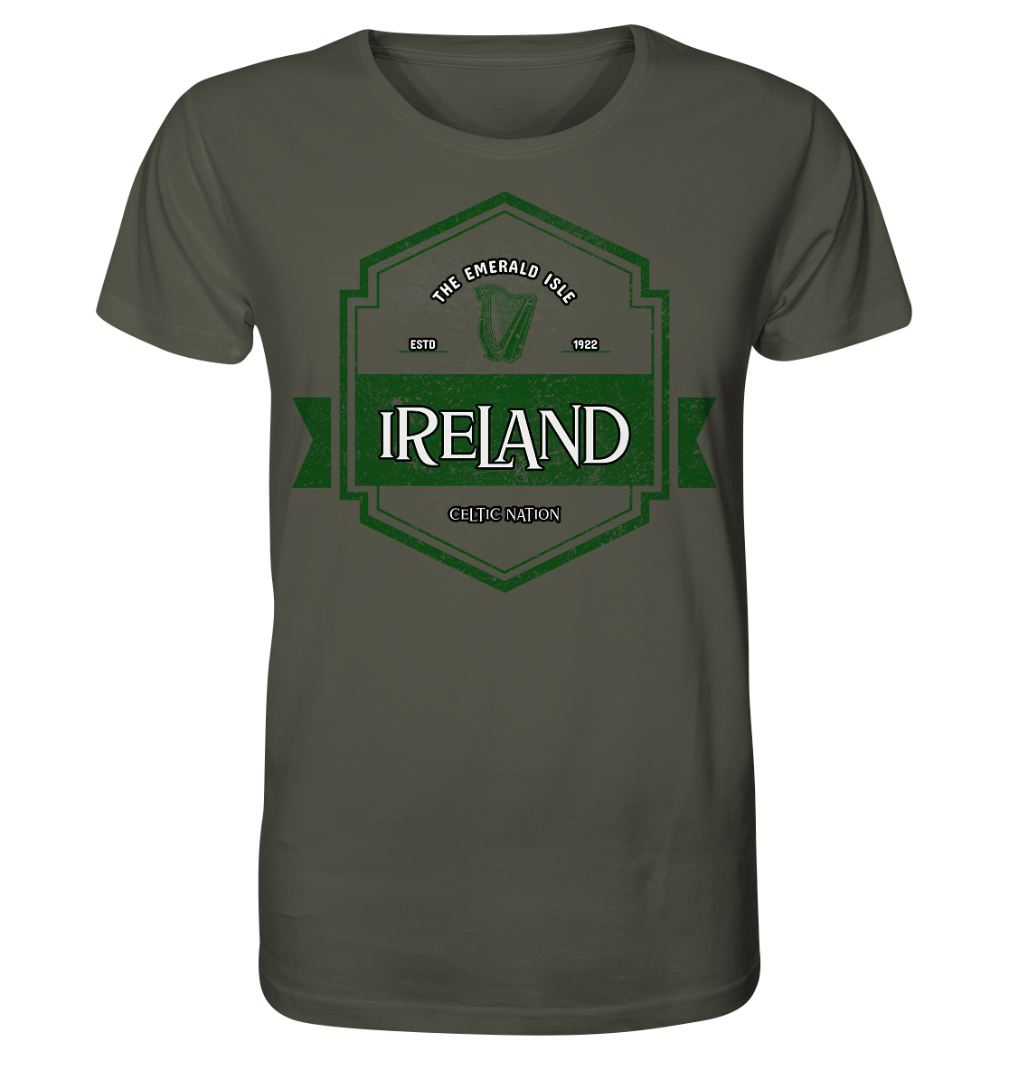 Ireland "The Emerald Isle / Celtic Nation" - Organic Shirt