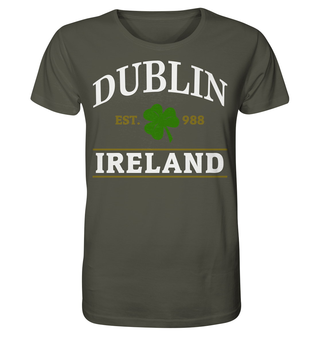 Dublin - Ireland "Est. 988" - Organic Shirt