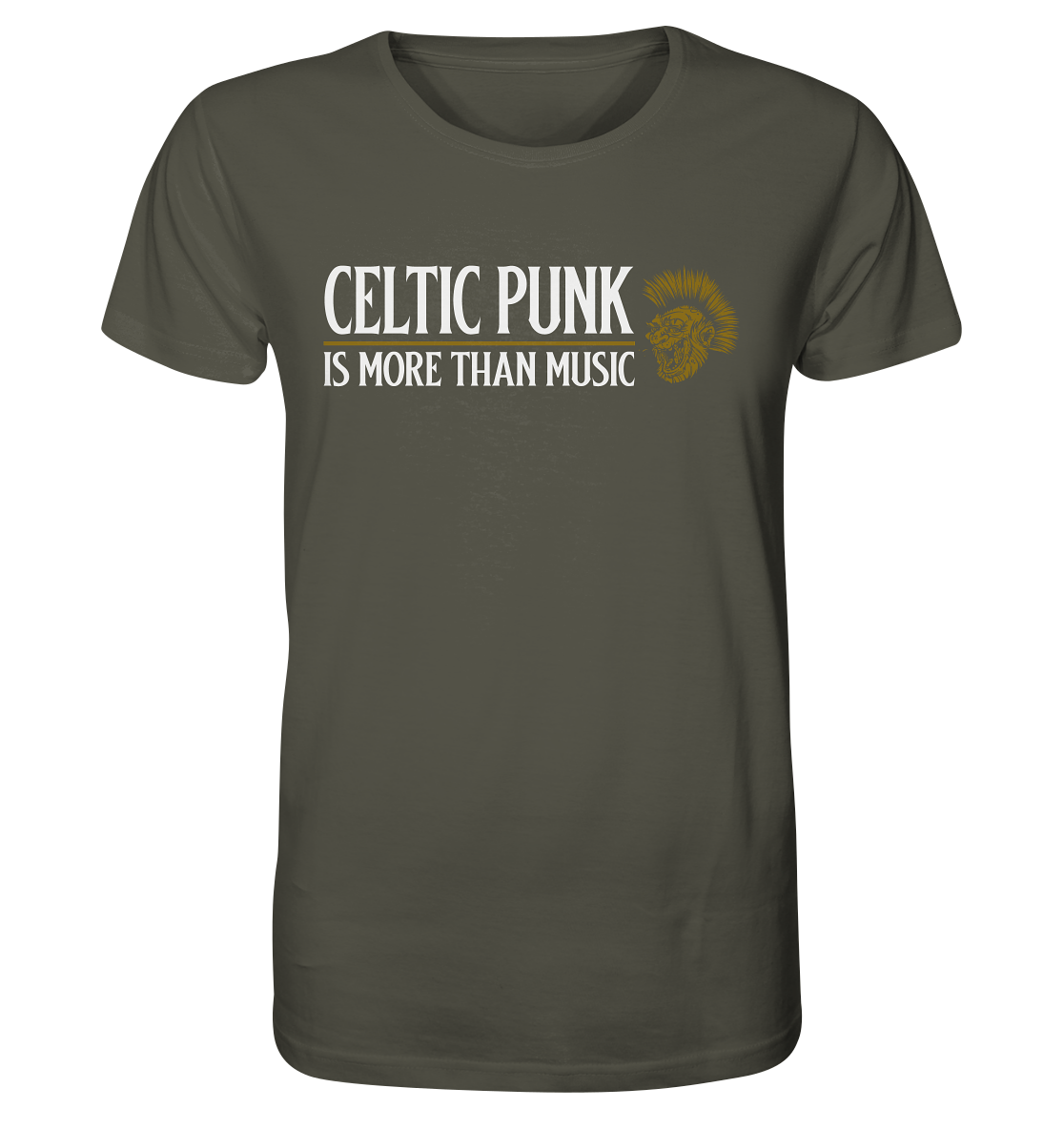 Celtic Punk "Is More Than Music" - Organic Shirt