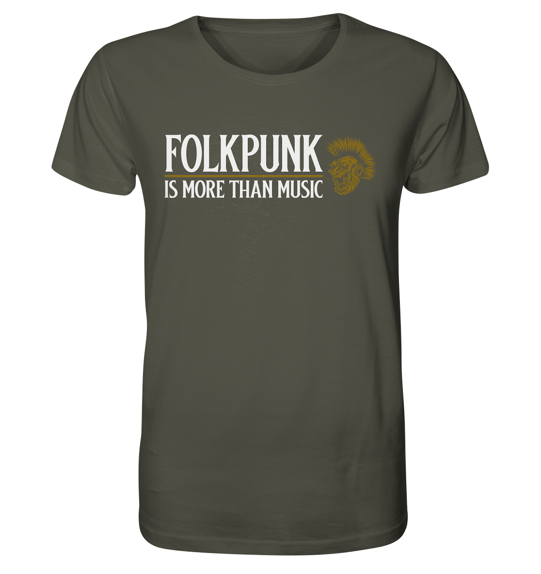 Folkpunk "Is More Than Music" - Organic Shirt