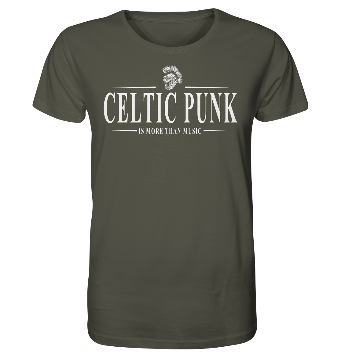 Celtic Punk "Is More Than Music" - Organic Shirt