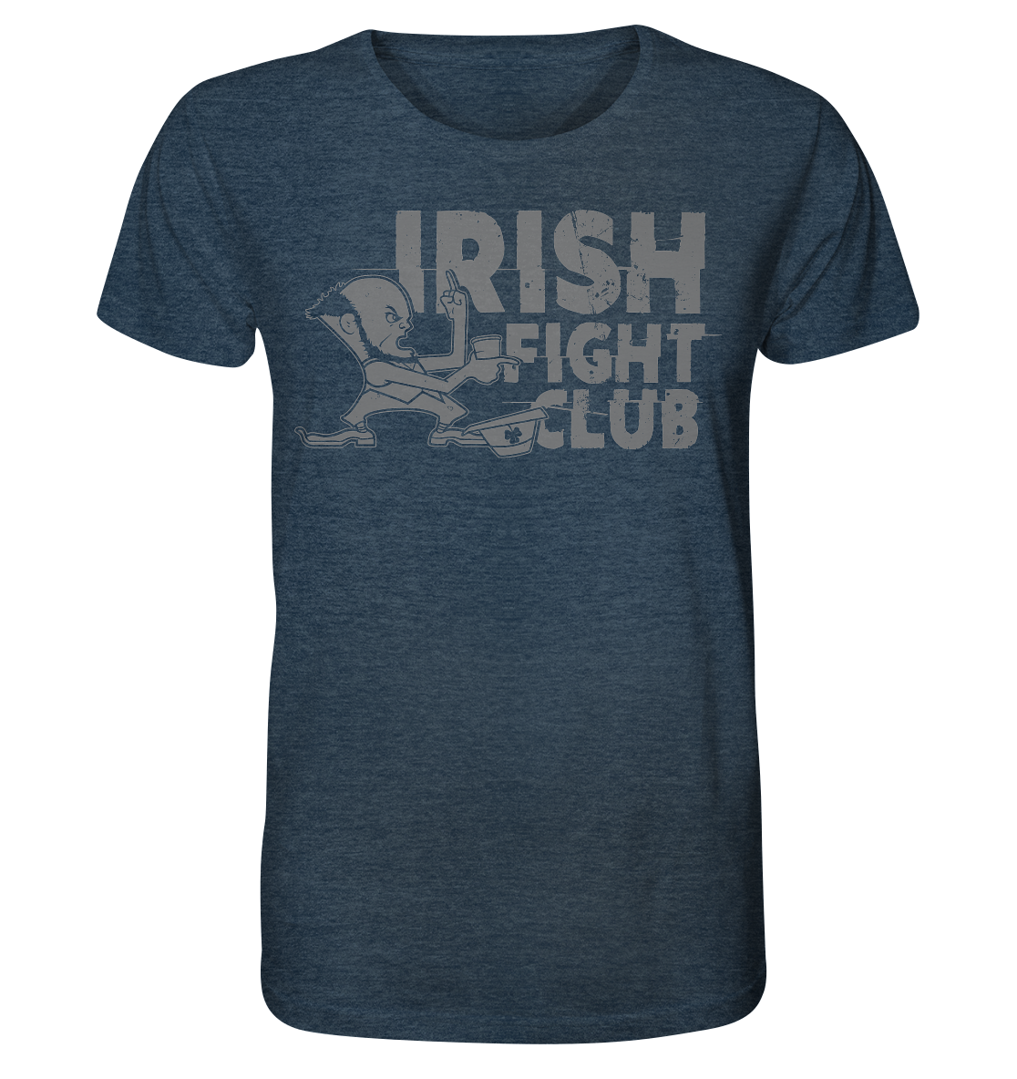 Irish Fight Club - Organic Shirt (meliert)