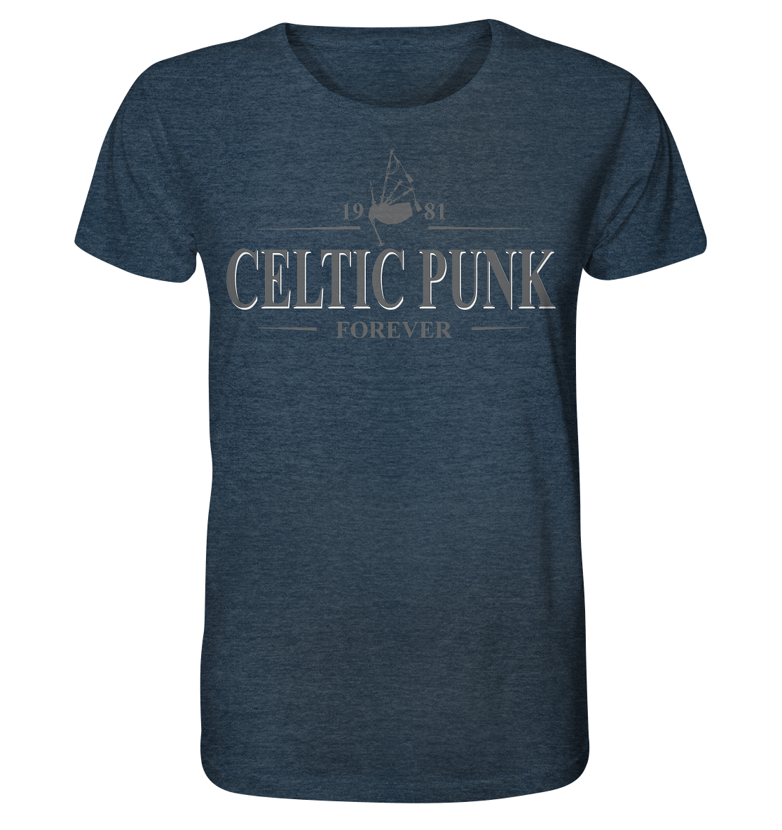 Celtic Punk "Forever" - Organic Shirt (meliert)