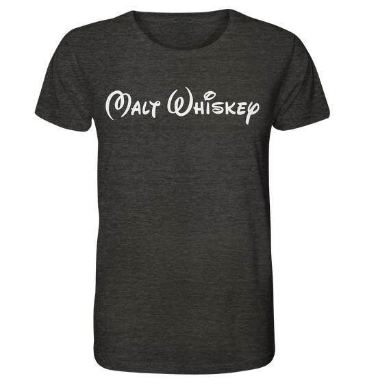 Malt Whiskey - Organic Shirt (meliert)