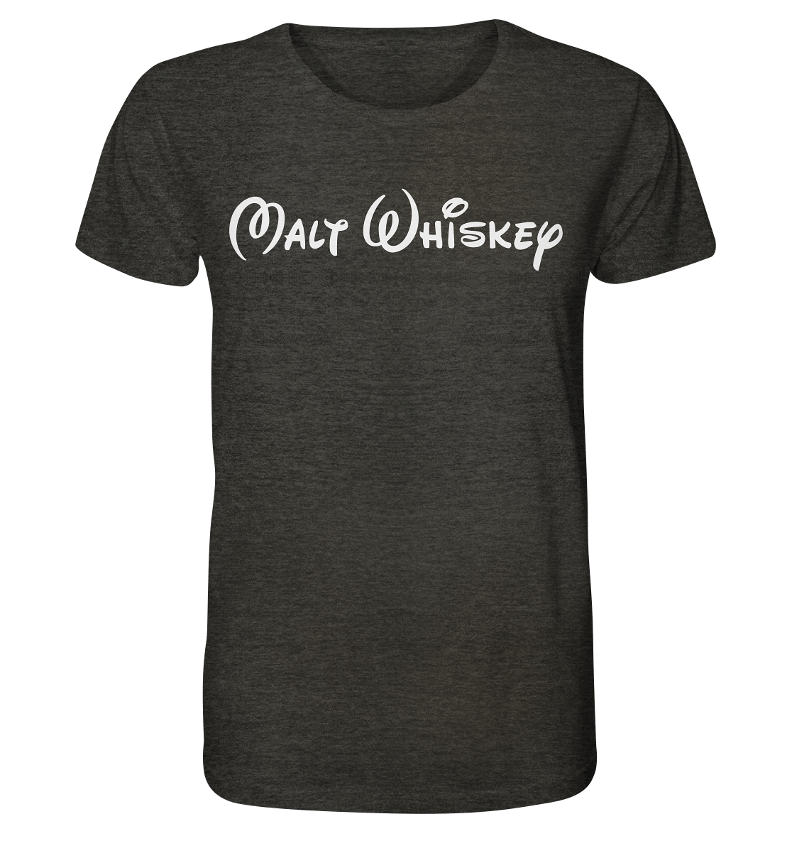 Malt Whiskey - Organic Shirt (meliert)