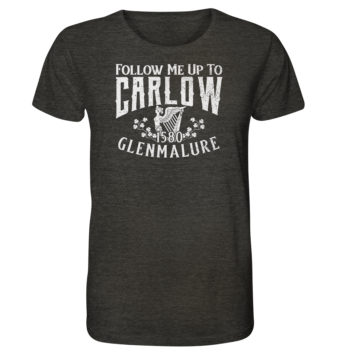 Follow Me Up To Carlow - Organic Shirt (meliert)