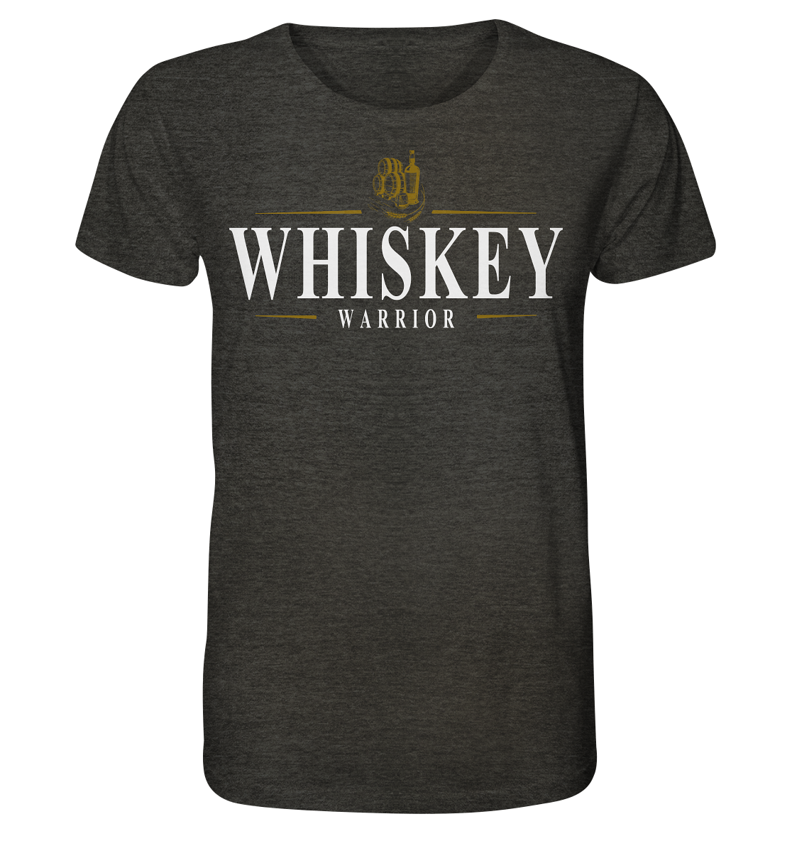 Whiskey "Warrior" - Organic Shirt (meliert)