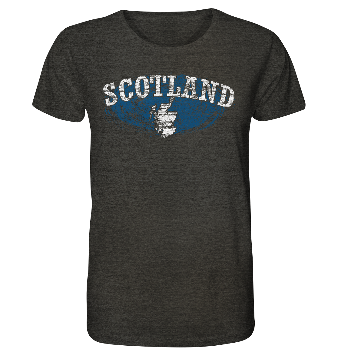 Scotland "Landscape" - Organic Shirt (meliert)