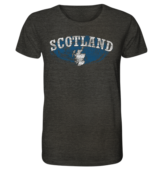 Scotland "Landscape" - Organic Shirt (meliert)
