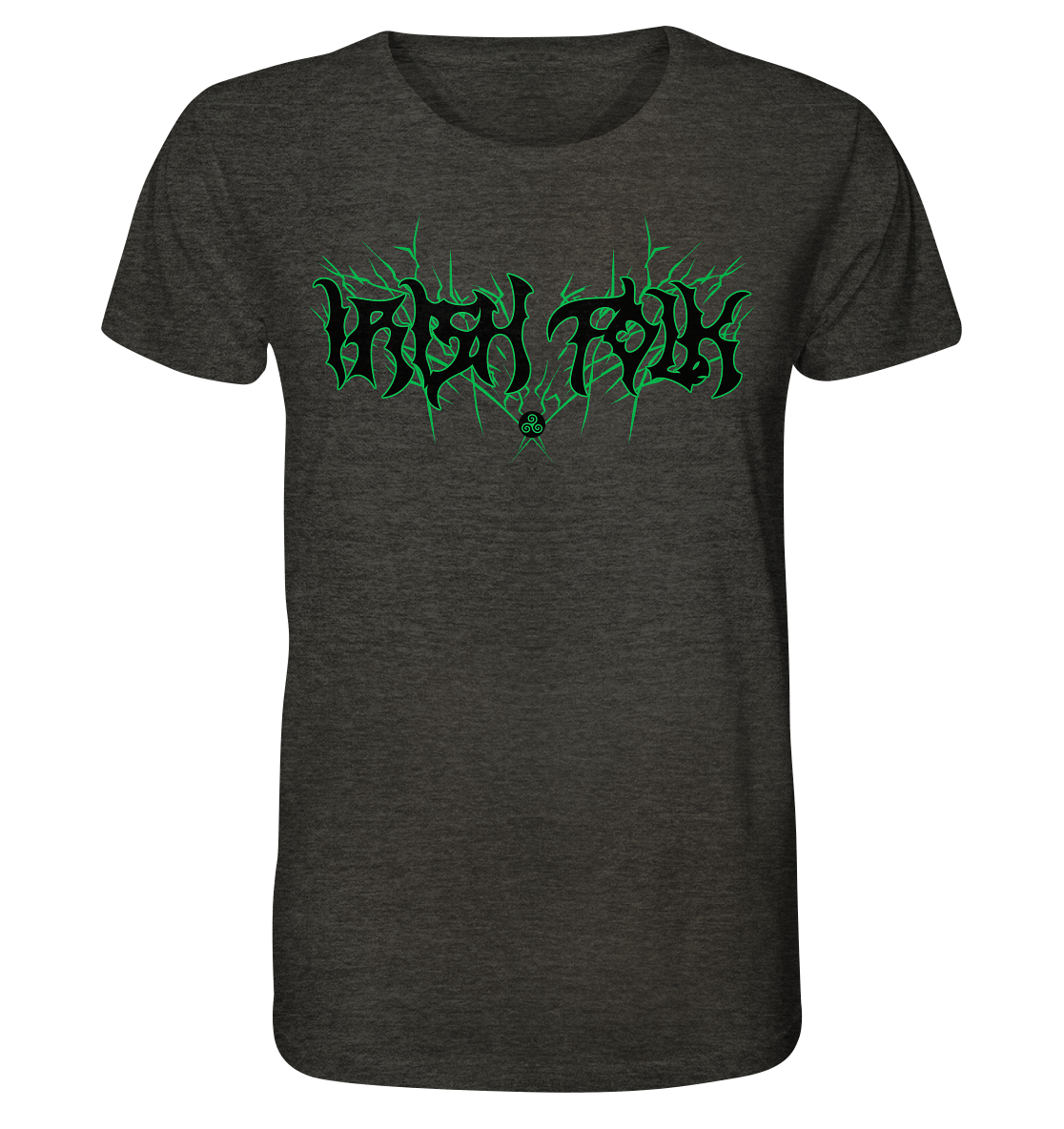 Irish Folk "Metal Band" - Organic Shirt (meliert)
