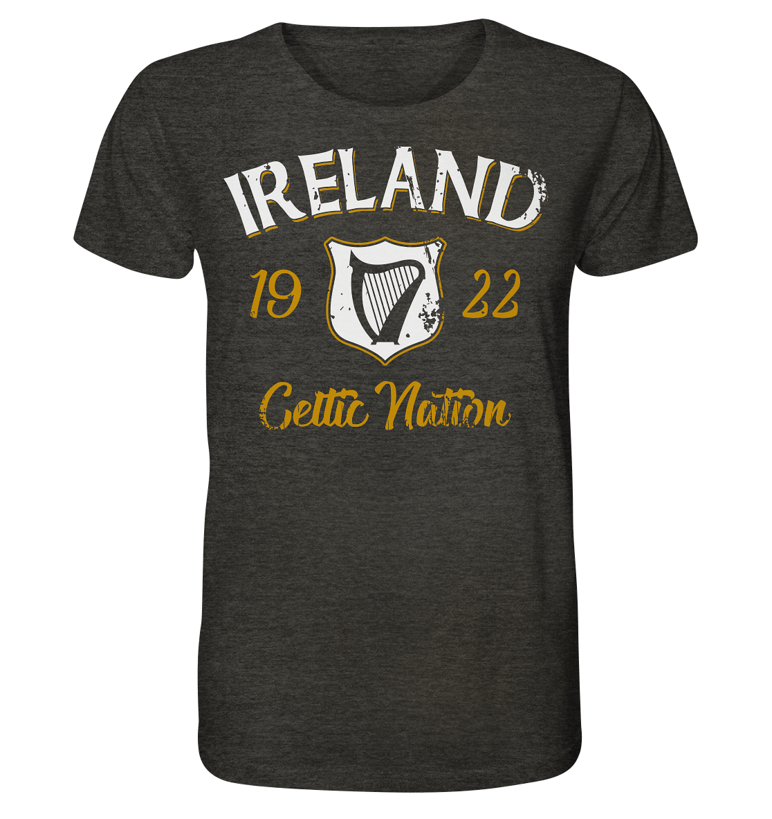 Ireland "Celtic Nation I" - Organic Shirt (meliert)