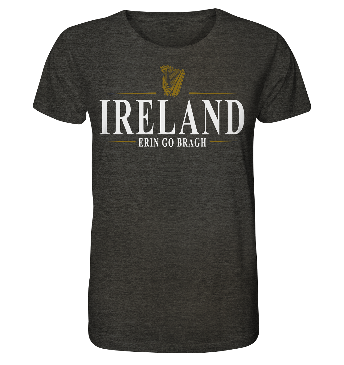 Ireland "Erin Go Bragh" - Organic Shirt (meliert)