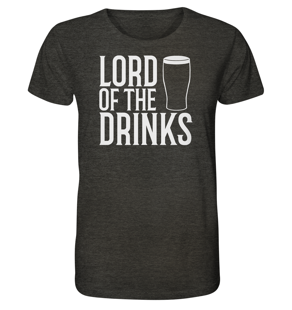 Lord Of The Drinks - Organic Shirt (meliert)