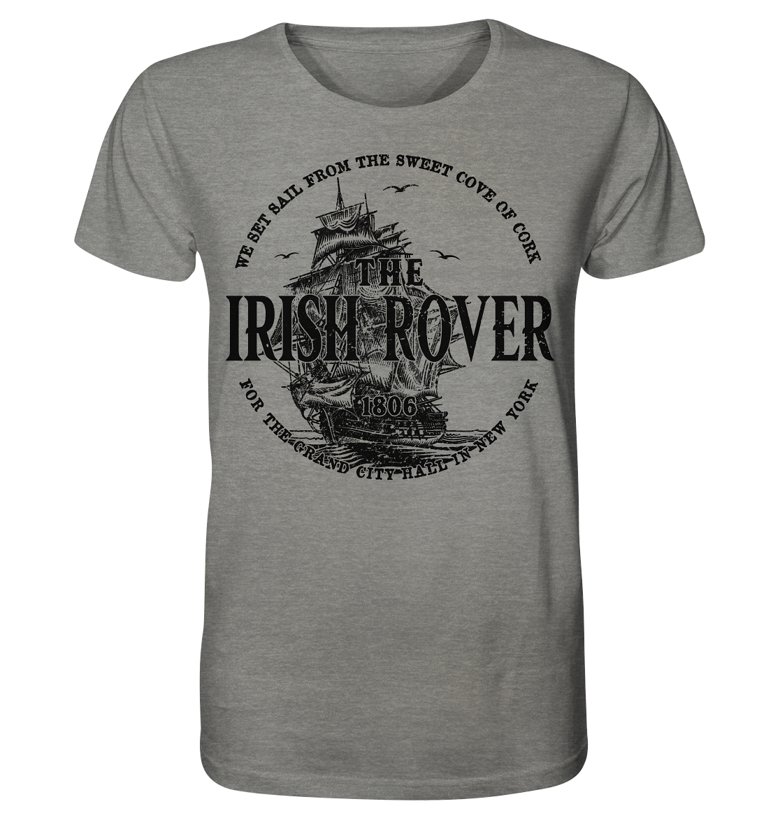 "The Irish Rover" - Organic Shirt (meliert)