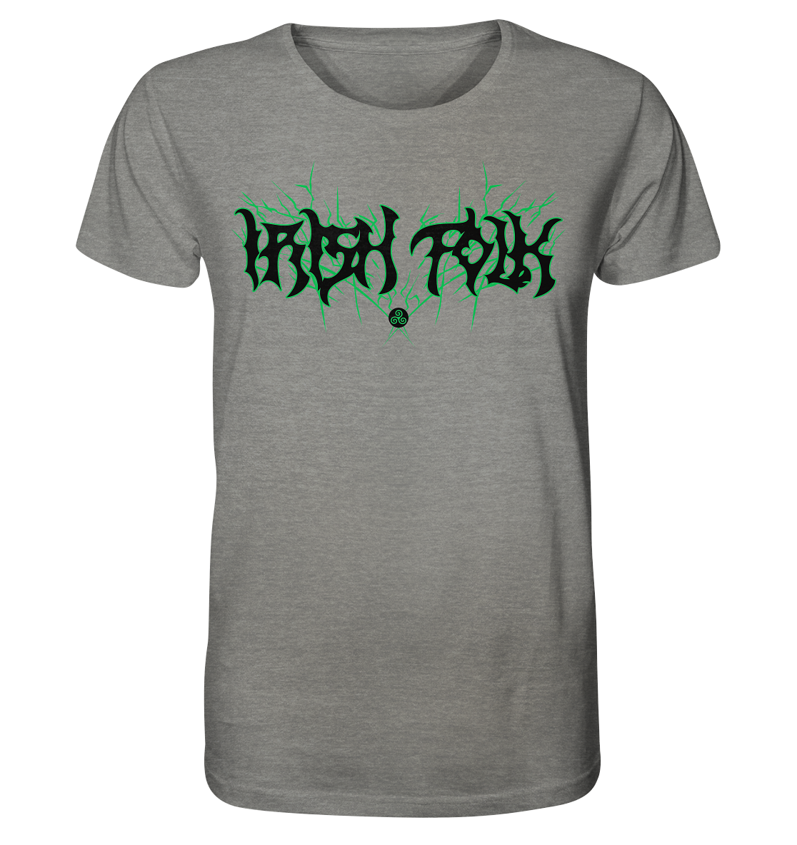 Irish Folk "Metal Band" - Organic Shirt (meliert)