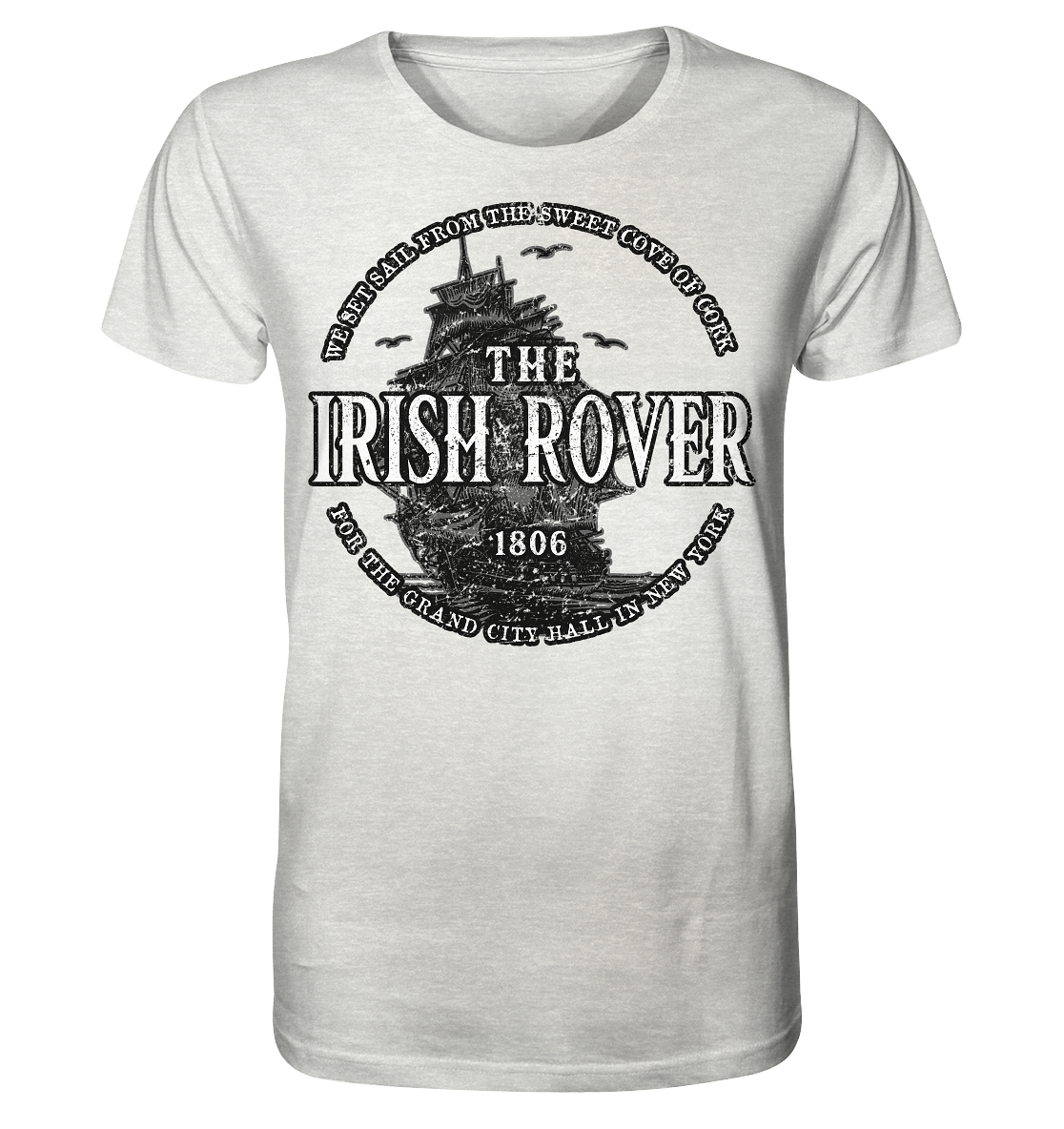 "The Irish Rover" - Organic Shirt (meliert)