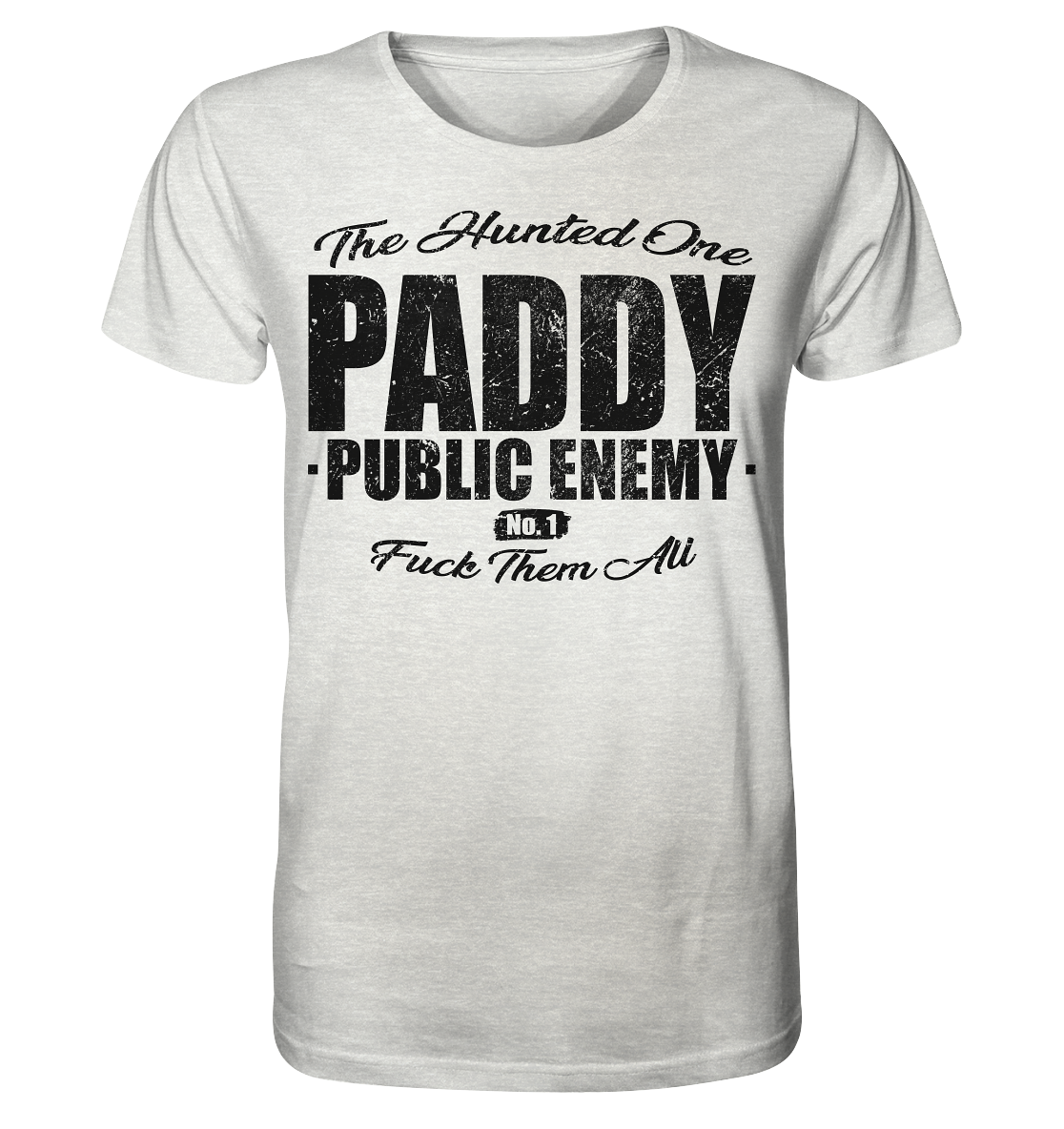 Paddy Public Enemy No.1 - Organic Shirt (meliert)