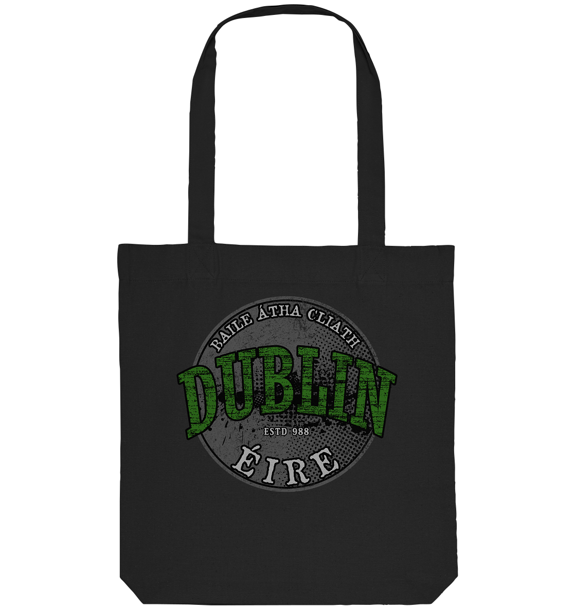 Dublin "Estd 988 / Baile Átha Cliath / Éire" - Organic Tote-Bag