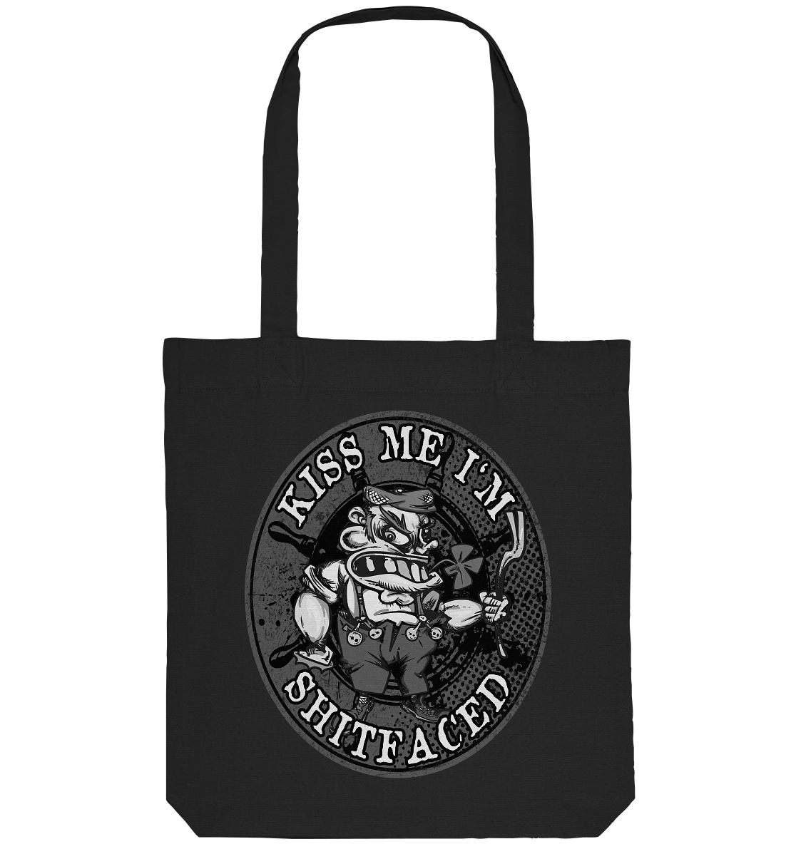 Kiss Me I'm Shitfaced - Organic Tote-Bag
