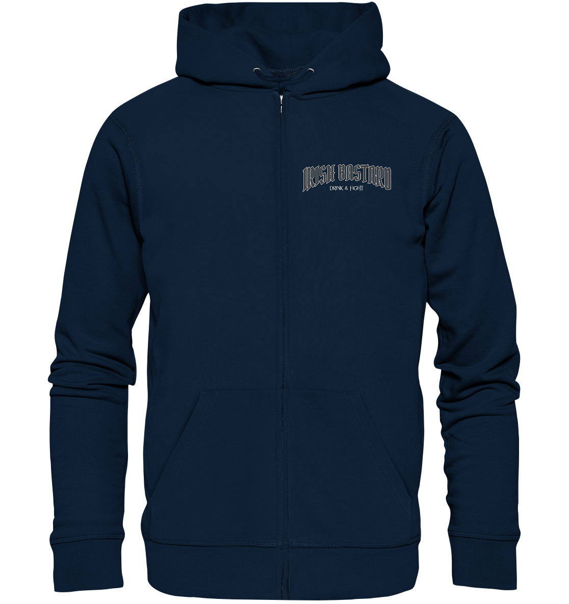 Irish Bastard "Drink & Fight" - Organic Zipper