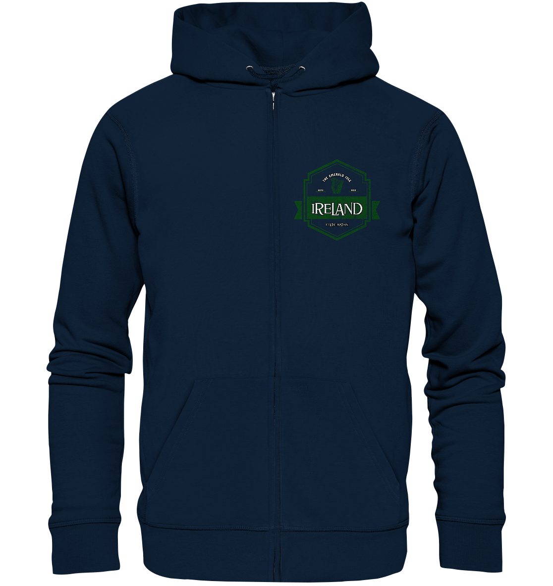 Ireland "The Emerald Isle / Celtic Nation" - Organic Zipper
