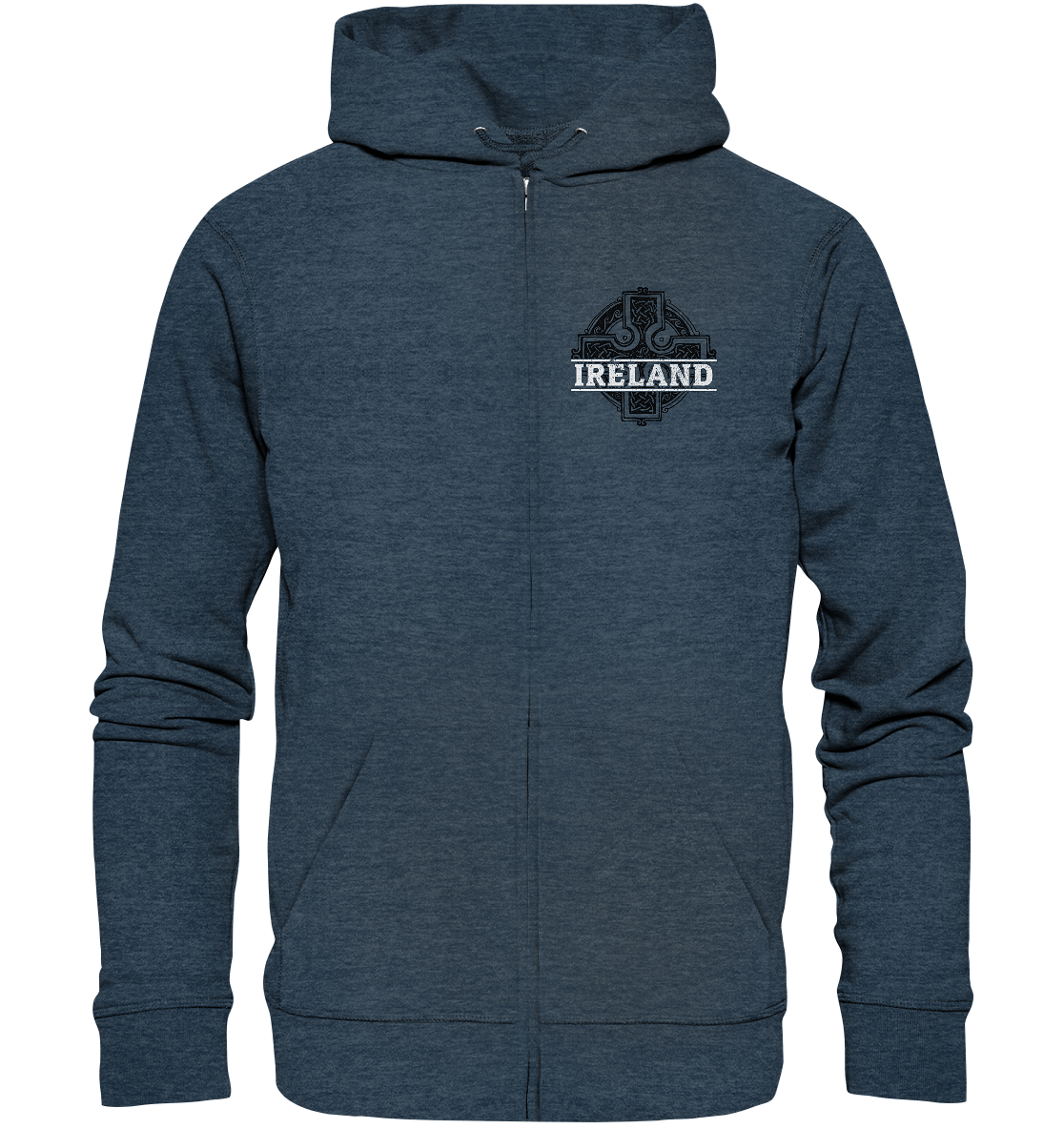 Ireland "Celtic Cross" - Organic Zipper