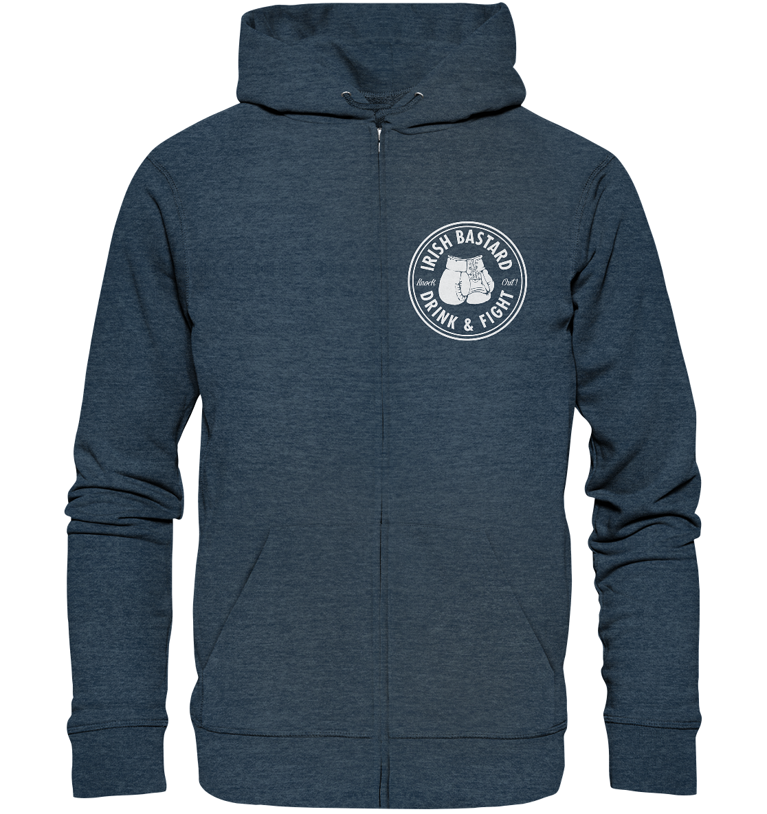 Irish Bastard "Drink & Fight" - Organic Zipper