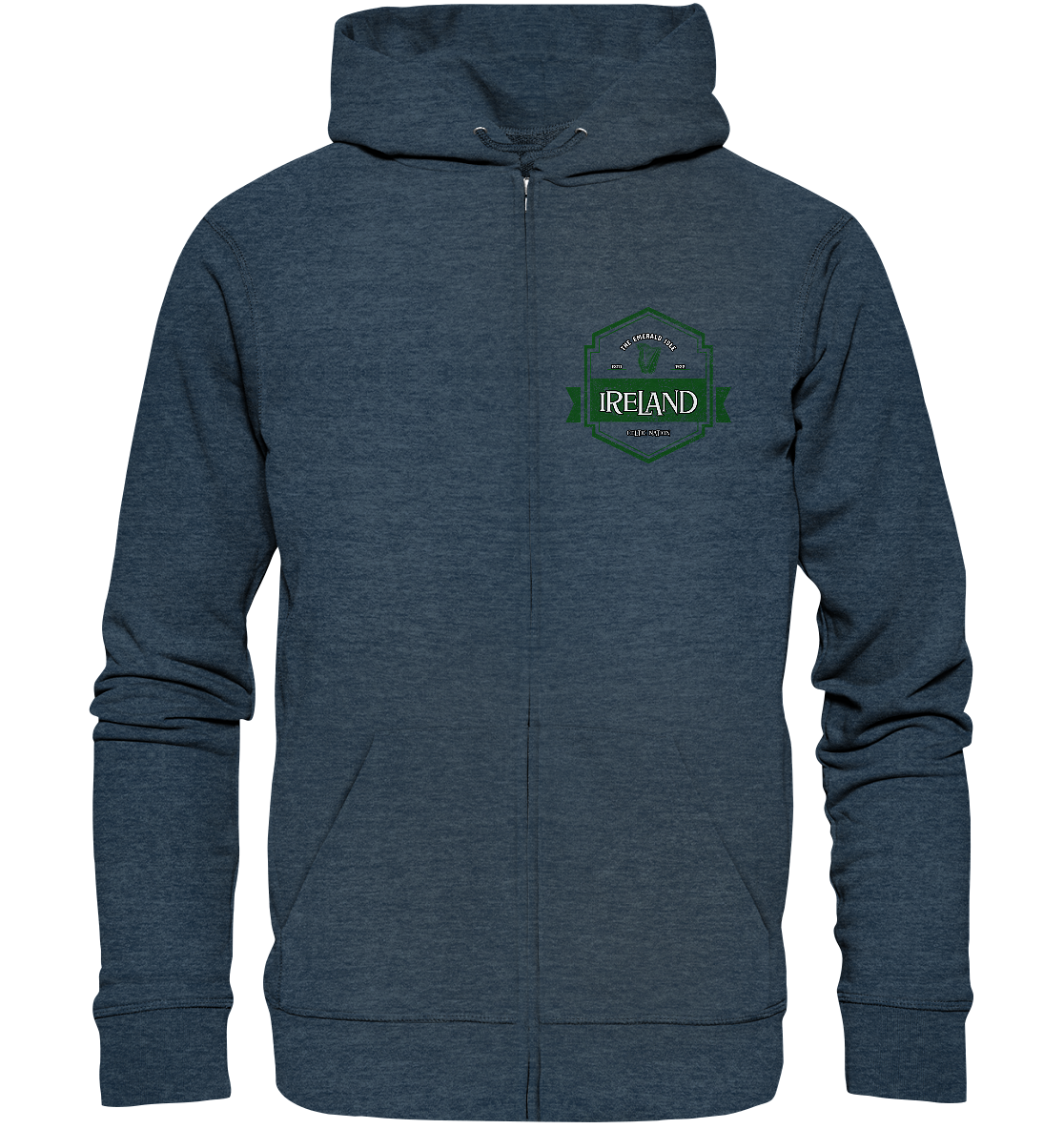 Ireland "The Emerald Isle / Celtic Nation" - Organic Zipper