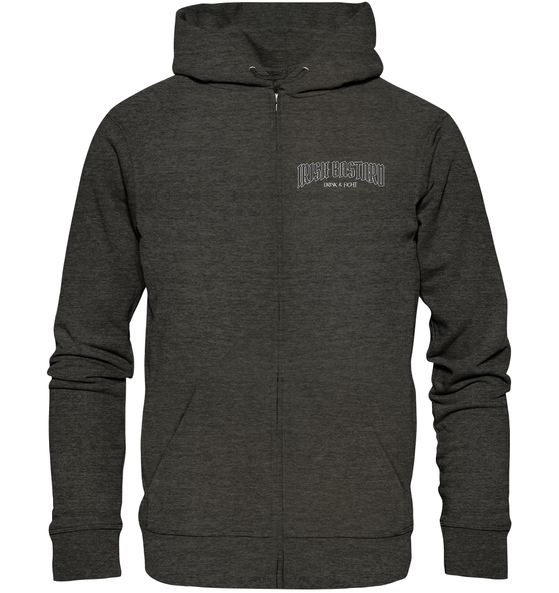 Irish Bastard "Drink & Fight" - Organic Zipper