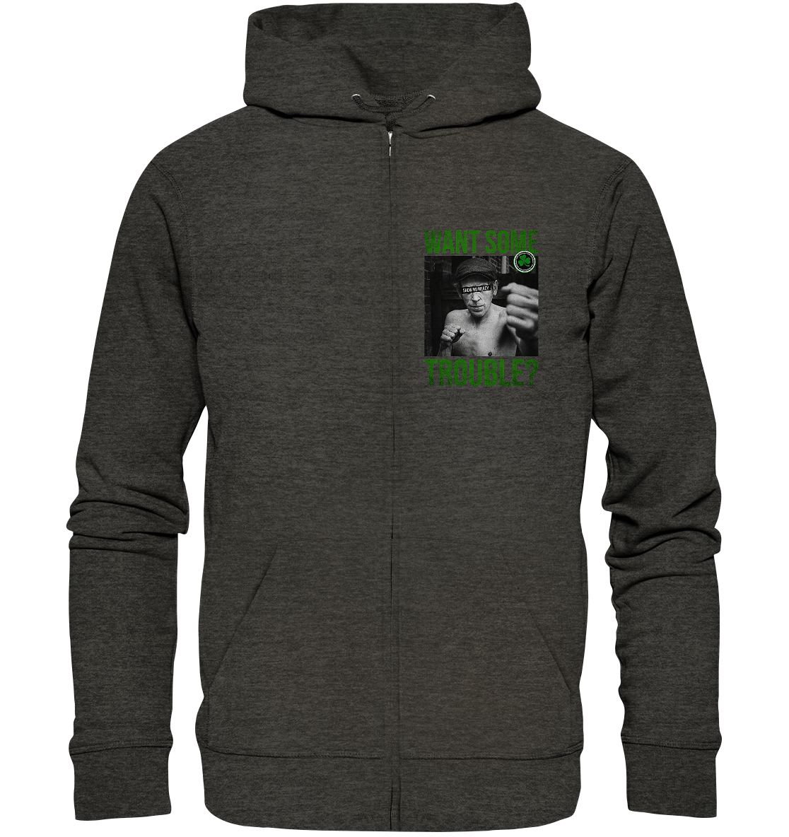 Want Some Trouble - Organic Zipper