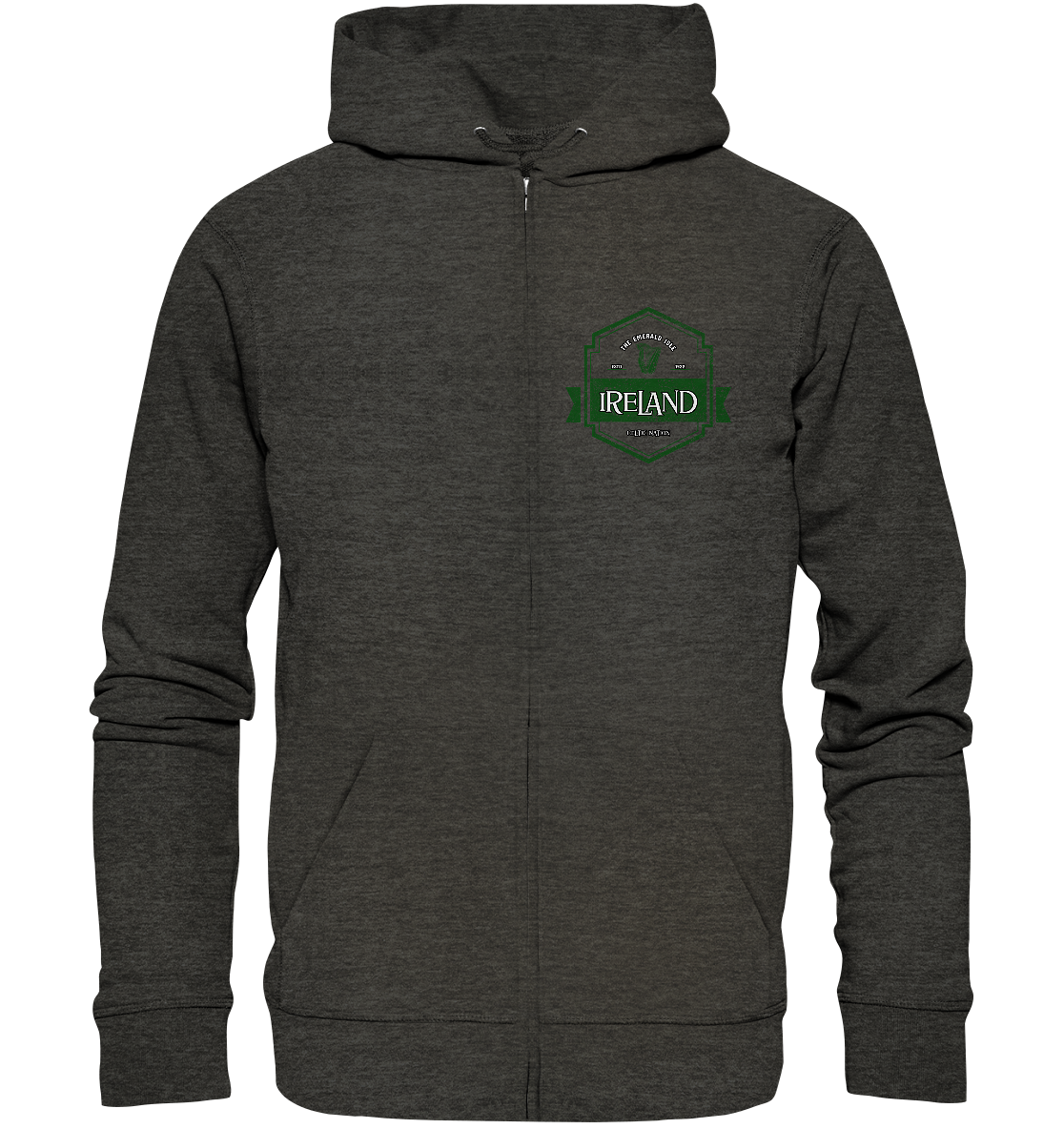 Ireland "The Emerald Isle / Celtic Nation" - Organic Zipper
