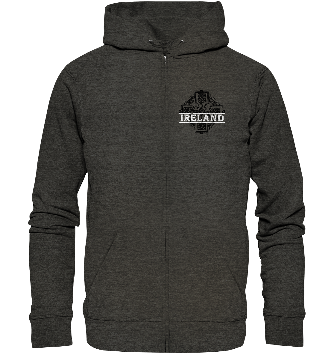Ireland "Celtic Cross" - Organic Zipper