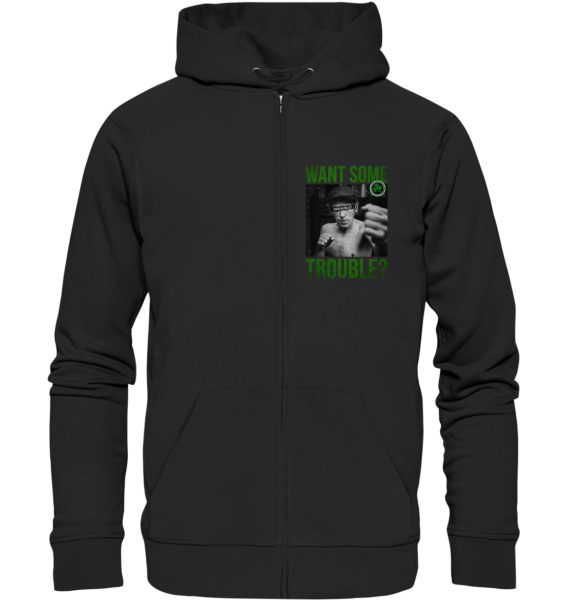 Want Some Trouble - Organic Zipper