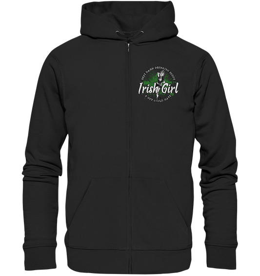 Irish Girl "Drinking Buddy" - Organic Zipper