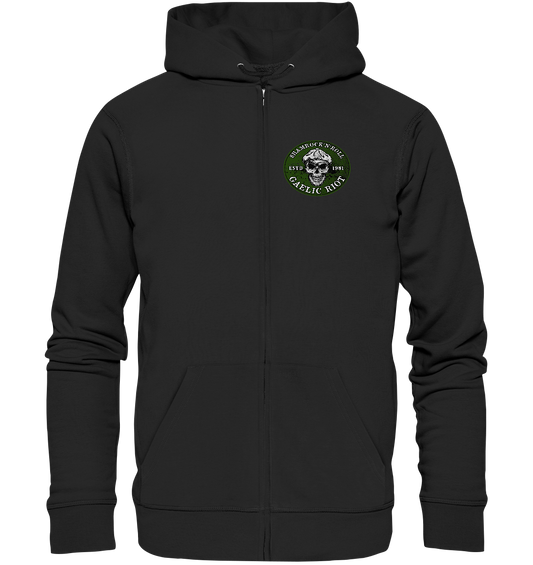 Shamrock And Roll "Skull / Gaelic Riot" - Organic Zipper