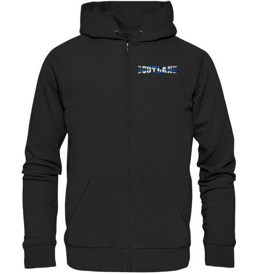 Scotland "Flag Logo" - Organic Zipper