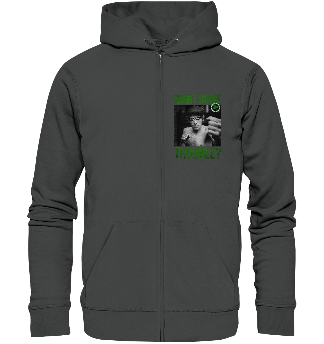 Want Some Trouble - Organic Zipper