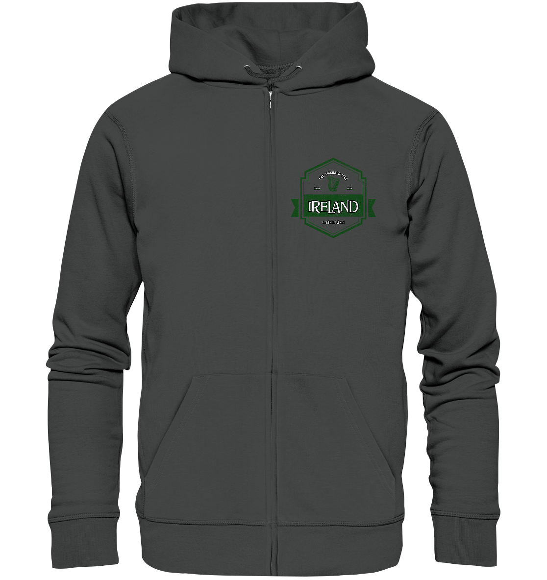 Ireland "The Emerald Isle / Celtic Nation" - Organic Zipper
