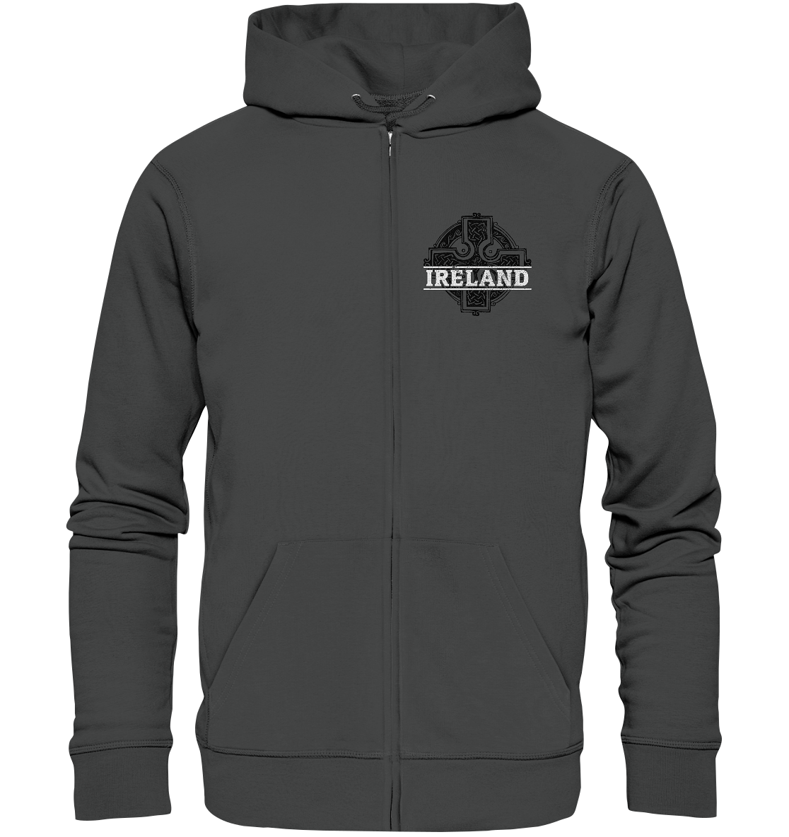 Ireland "Celtic Cross" - Organic Zipper