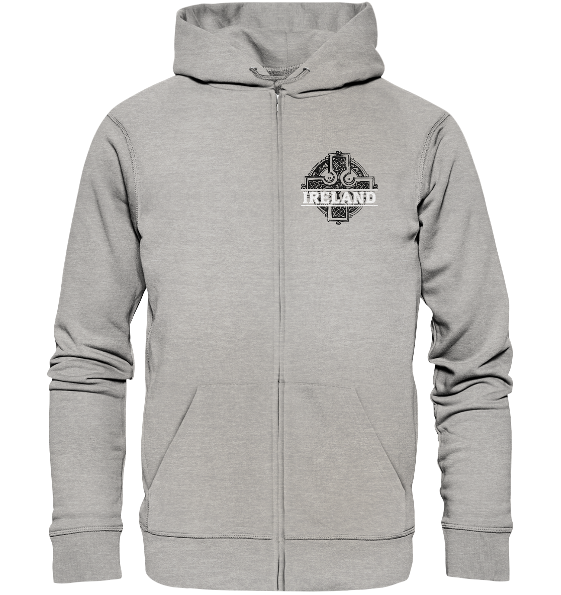 Ireland "Celtic Cross" - Organic Zipper