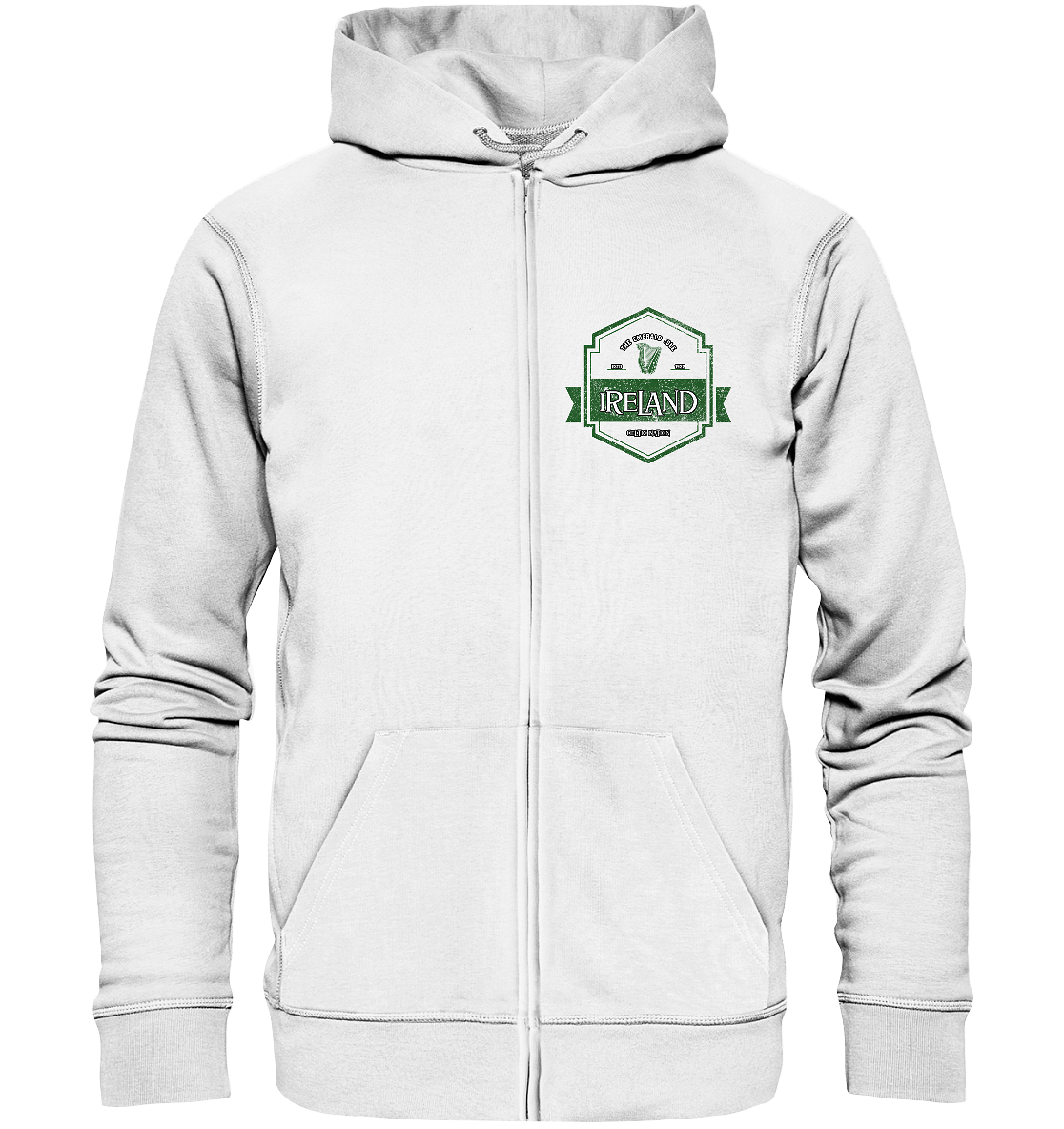 Ireland "The Emerald Isle / Celtic Nation" - Organic Zipper