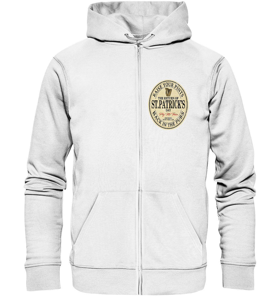 The Return Of St.Patrick's Day - Organic Zipper
