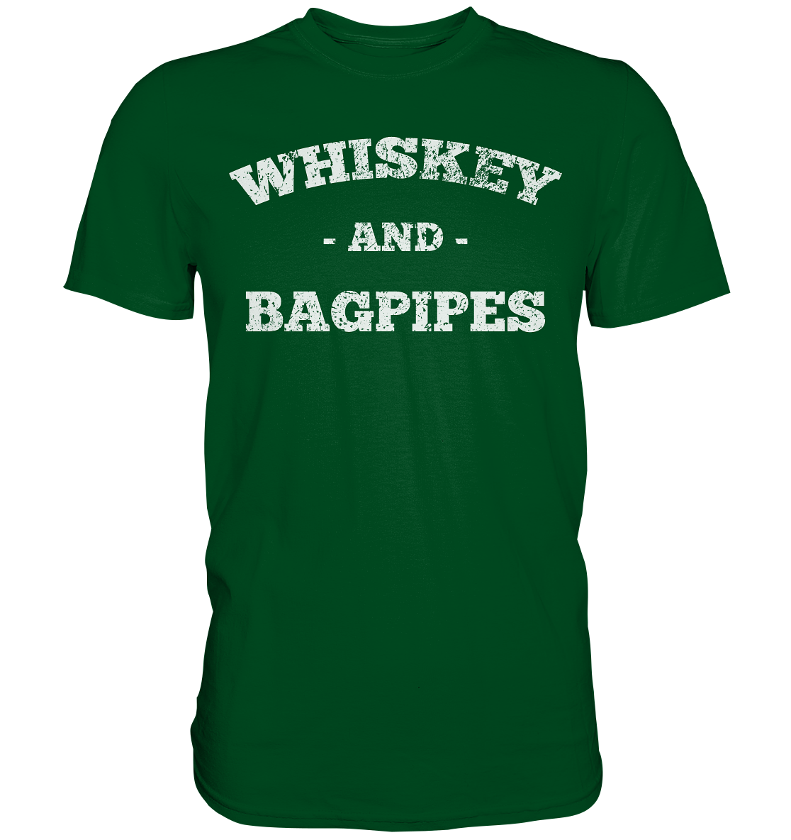 "Whiskey & Bagpipes" - Premium Shirt