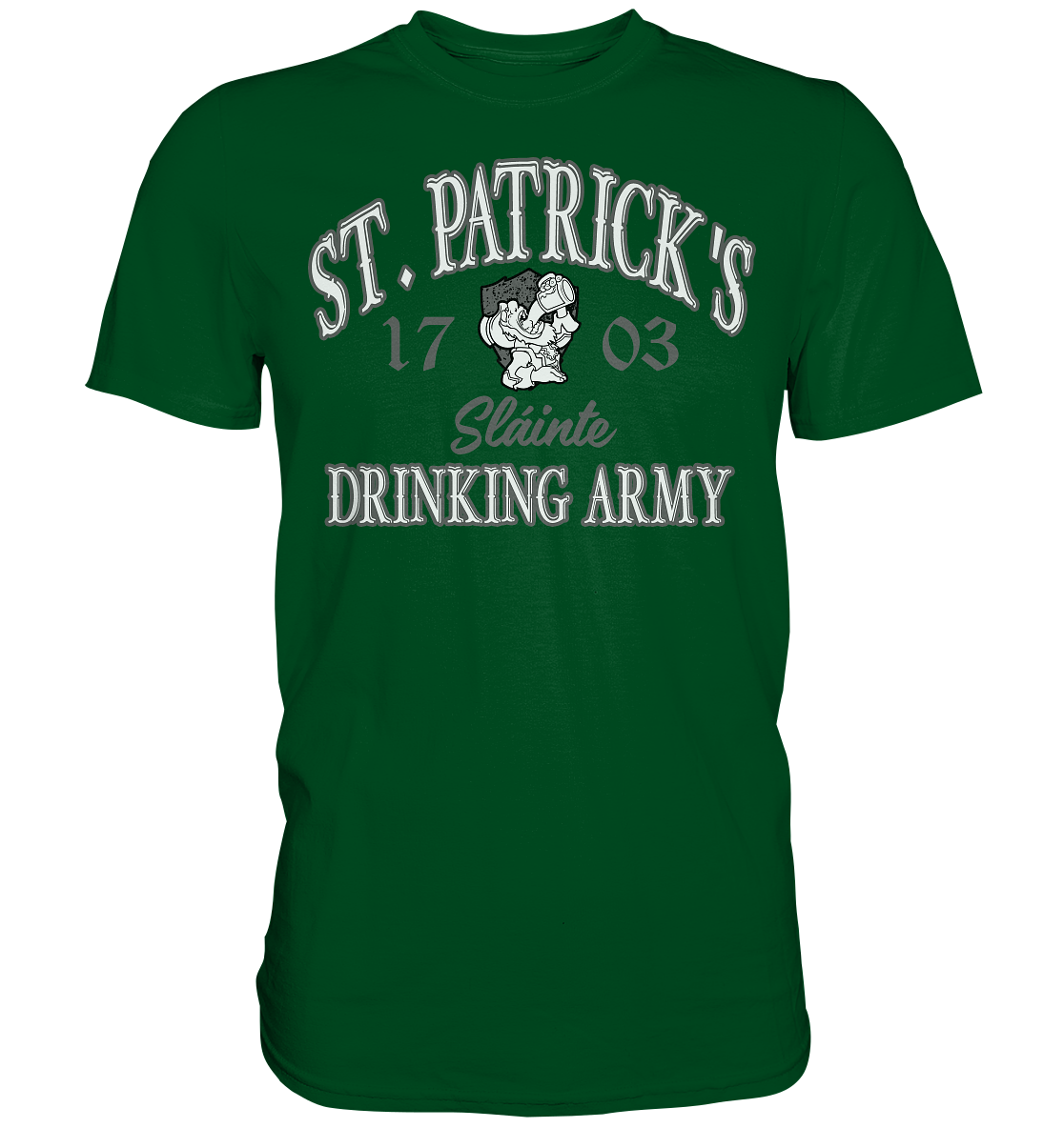 St. Patrick's Drinking Army "Sláinte" - Premium Shirt
