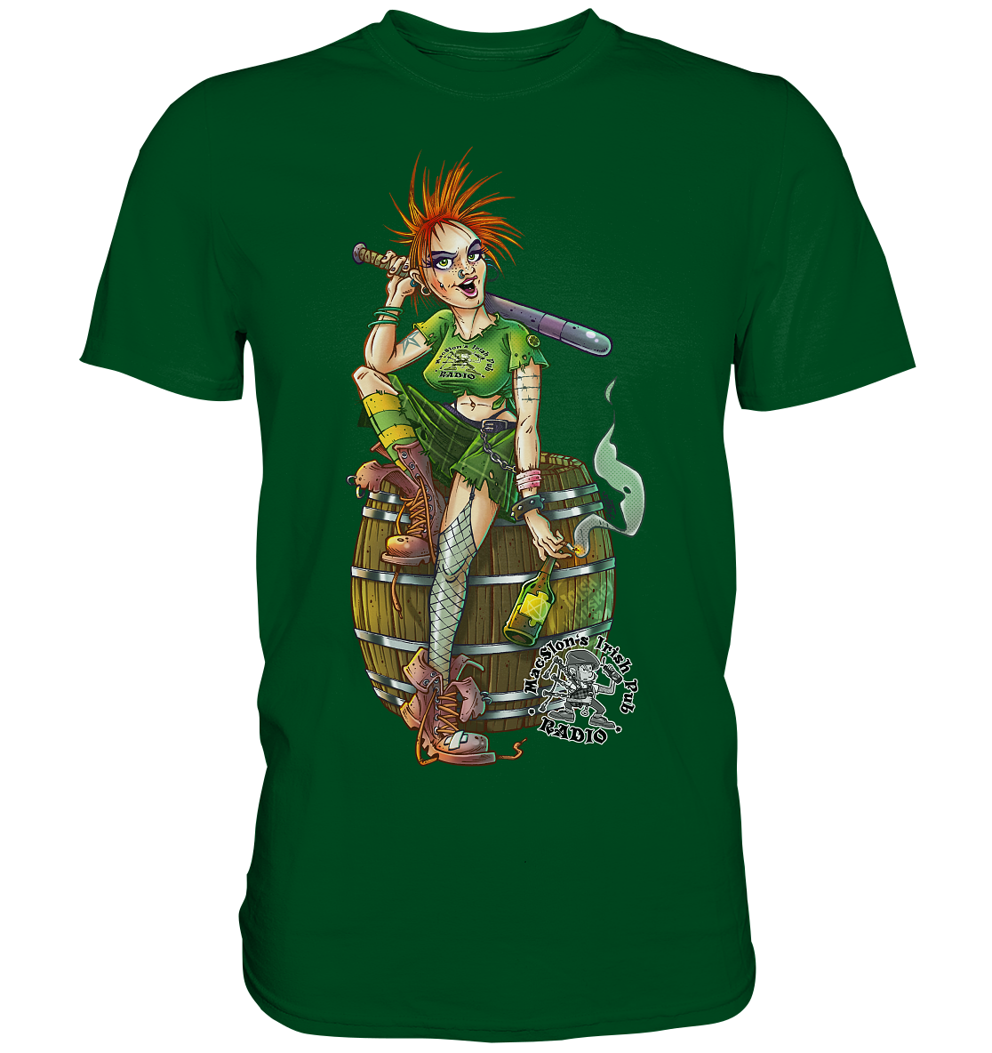 Irish Punkrock Girl - Premium Shirt