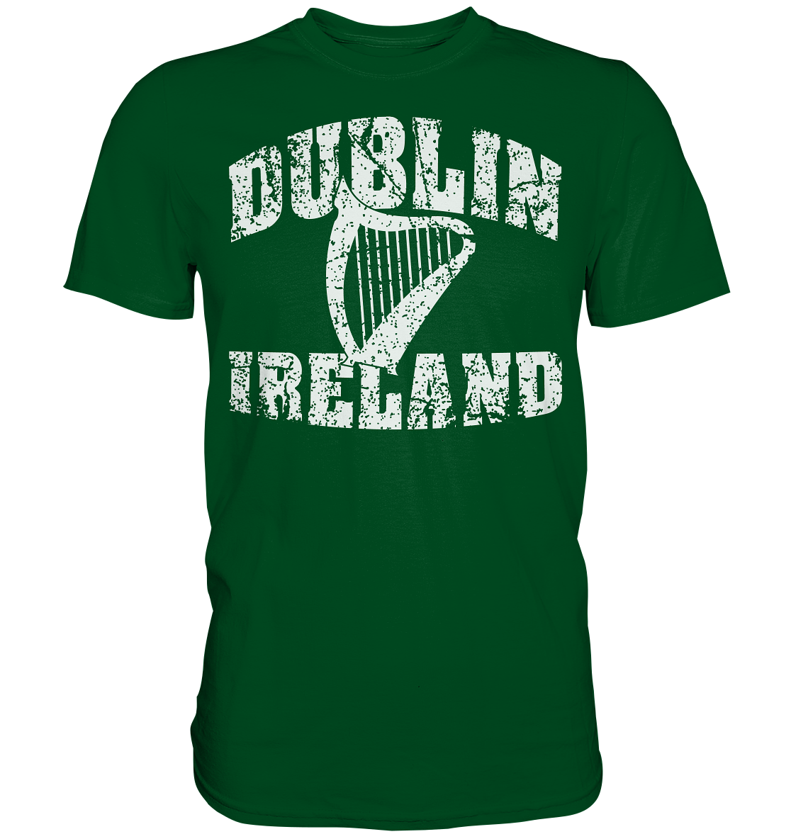 Dublin Ireland Harp - Premium Shirt